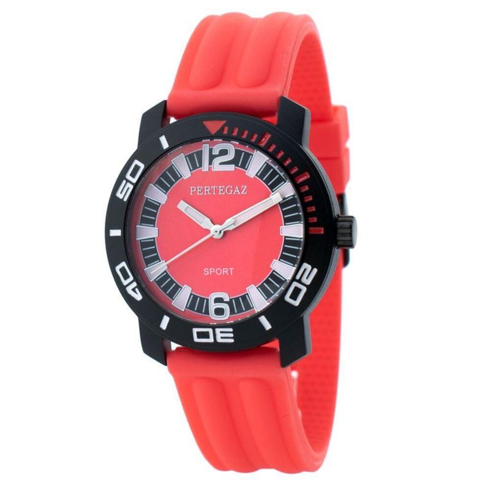 PERTEGAZ Rubber Sport Watch with Durable Strap and Water Resistance Unisex
